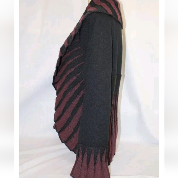 ANGEL DESIGN BY SABRI OZEL SHAWL COLLAR CARDIGAN SWEATER JACKET SMAL EUC - Picture 2 of 15